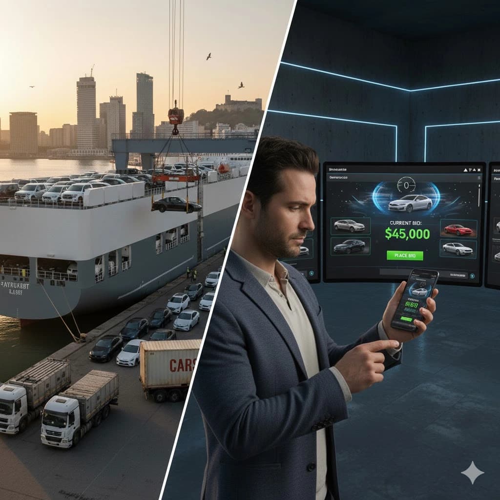 Logistyka importu aut z USA i Kanady do Polski